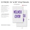 Signmission Wellness Center, Vinyl Decals Only 24 Inch x 36 Inch, Vinyl Decal, 2PK DSB-2436-2PACK-Wellness Center - alternate 2