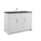 James Martin Vanities Bellshire 48" Single Vanity, Bright White w/ 3 CM Parisien Bleu Silestone Top 660-V48-BW-3PBL - alternate 9