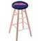 Holland Bar Stool Co Maple Bar Stool, Natural Finish, Ole' Miss Seat RC30MSNat - alternate 1