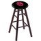 Holland Bar Stool Co Oak Bar Stool, Dark Cherry Finish, Oklahoma Seat RC30OSDC - alternate 1