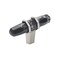 Amerock Carrione 2-1/2 in 64 mm Length Marble Black/Satin Nickel Cabinet Knob BP36647MBKG10 - alternate 1