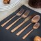 Megachef Cravat 20 Piece Flatware Utensil Set, Stainless Steel Service for 4 in Matte Rose MCFW-CRAVAT-MATTEROSE - alternate 7