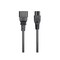 Monoprice Power Cord IEC 60320 C14 to IEC 60320 C5_ 18AWG_ 10A_ 3-Prong_ Blk_6ft 27317 - alternate 7