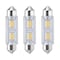 Bulbrite 20-Watt Equivalent T3 Non-Dimmable Festoon LED Light Bulb Soft White Light, 3PK 861532 - alternate 1