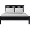 Homeroots Three Piece Black Solid Wood Bedroom Set 523668 - alternate 9