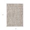 Homeroots 8' X 10' Brown And Ivory Abstract Washable Indoor Outdoor Area Rug 588501 - alternate 9