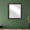Homeroots 20" Black Solid Wood Accent Mirror 569929 - alternate 9