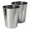 Happimess Nolan Modern Classic Smooth Steel 2 Gal Waste Bin, Polished Steel, 2PK HPM1113D-SET2 - alternate 5