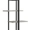 Homeroots Taupe Metal Five Tier Etagere Bookcase 333428 - alternate 5