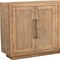Homeroots 72in Natural Distressed Solid Wood Carved Geometric Sideboard with Four Doors 634317 - alternate 10