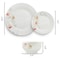 Elama Poppy 12 Piece Porcelain Dinnerware Set, Service for 4 750123745M - alternate 6