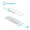 Infibrite Single Color 1x4 3900 / 5200 / 6500 Lumen 0-10V Adjustable Watt Backlit Panel Light, 4PK IB-020-5-MW-10V-4PK - alternate 9