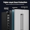 Yeego 24 Inch 60 Can & 20 Bottle Dual Zone Outdoor Wine and Beverage cooler YG-BC-116A2EQ(B) - alternate 10