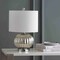 Jonathan Y Judith 21" Mercury Glass LED Table Lamp, Silver/Ivory JYL4015A - alternate 7