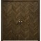 Sartodoors Sliding Closet Double Bi-fold Doors 72 x 80 inches, Ego 5005 Marble Oak, Sturdy Tracks Moldings Tr EGO5005DBF-DMR-72x80 (4* 18x80) - alternate 1