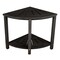 Lavish Home Corner Shower Bench Water Resistant Shower Stool for Inside Shower, Bathroom, or Sauna Foot Rest ST-BATH8-BLK - alternate 8