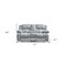 Homeroots 77" Light Gray Manual Reclining Loveseat With Storage 561562 - alternate 14