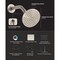 Supply Giant Shower Head, High Pressure Single Function Rainfall Showerhead, 2.5 GPM, 8in Face Diameter 74-902-O - alternate 8