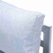 Leisuremod Chelsea 6-Piece Patio Sectional Weathered Grey Aluminum With Cushions, Light Grey CSWGR-6LGR - alternate 9