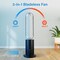 Simple Deluxe 34 Inch Bladeless Tower Fan with Remove, Heater and Fan Combo for Indoor Use, Cooling Oscillating F HIFANXBLALES34BS01 - alternate 6