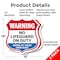 Signmission Warning No Lifeguard On Duty, 18 inch X 18 inch, Plastic Sign, 2PK SHI-P-2PACK-18-479 - alternate 5