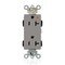 Leviton Straight Blade Receptacle, 5-20R, 20 A, 125V AC, Flush Mount, Isolated Ground M1636-IGG - alternate 1