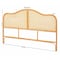 Bali & Pari Adelita Natural Rattan Standalone Headboard 262-14381-ZORO - alternate 6