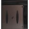 Vdomdoors Front Exterior Prehung Aluminum Double Doors Ronex1277 Brown 1 Sidelight and Top Transom Mirrored RONEX1277DEXD-BRW-W72+12xH96+14-LH-O - alternate 1