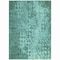 Homeroots 10' X 14' Teal Blue Ikat Washable Indoor Outdoor Area Rug 577006 - alternate 8