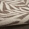 Homeroots 6' X 9' Brown And Ivory Palm Leaf Indoor Outdoor Area Rug 550159 - alternate 8