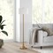 Homeroots 62" Brass Floor Lamp With White Fabric Drum Shade 523540 - alternate 8