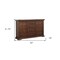 Homeroots 50" Chocolate Solid Wood Six Drawer Triple Dresser 524531 - alternate 5