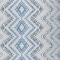 Homeroots 3' X 5' Navy Blue And Denim Blue Geometric Washable Indoor Outdoor Area Rug 581545 - alternate 8
