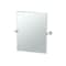 Gatco Tavern 24" Frameless Rectangle Mirror, Polished Nickel 4129SM - alternate 1