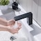 Kibi Blaze Touchless Bathroom Faucet with Pop-Up Drain, Plug-In or Battery Powered C-KBF1030MB - alternate 10