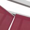 Leisuremod Marlin Patio Chaise Lounge Chair with Armrests in Grey Aluminum Frame, Burgundy MLAGR-77BRG - alternate 10