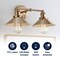 Jonathan Y July 17.5" 2-Light Industrial Farmhouse Metal Vanity Light, Brass Gold JYL7430A - alternate 11