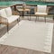 Homeroots 4' X 6' Beige And Brown Geometric Distressed Indoor Outdoor Area Rug 558753 - alternate 7