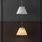 Jonathan Y Alden 14.25" 1-Light Classic French Country Iron LED Pendant with Pleated Shade, Brass Gold/White JYL2407A - alternate 10