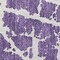 Homeroots 2' X 3' Purple and White Abstract Washable Non Skid Indoor Outdoor Area Rug 559307 - alternate 9