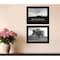 Homeroots Set Of Two Success 2 Black Framed Print Wall Art, 2PK 405756 - alternate 3