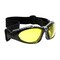 Bouton Optical Full Frame Safety Glasses w/Black Frame, Foam Padding, Amber Lens and Anti-Scratch/Anti-Fog Coating 250-50-0429 - alternate 2