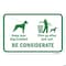 Signmission Keep Your Dog Leashed Pick Up After Your Pet. Be Heavy-Gauge Aluminum, 18" x 24", A-1824-24884 A-1824-24884 - alternate 3
