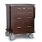 Gerstner 5-Drawer Dark Oak Compact Roller Cabinet GI-R20-D - alternate 1