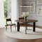 Homeroots 59" Brown Solid Wood Round Top Dining Table 712864 - alternate 5