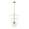 Troy Lighting Tully 17.75in wide 4 Light Lantern in Patina Brass F4418-PBR - alternate 1