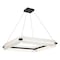 Euf Neoness, Chandelier, 4-Light, 34", Matte Black, Clear Glass 50052-028 - alternate 7