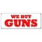 Signmission We Buy Guns, 18 Inch x 48 Inch, Banner B-We Buy Guns - alternate 1