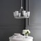Jonathan Y Denis 27.5" 6-Light Modern Minimalist Iron/Glass LED Chandelier, White JYL5800A - alternate 12