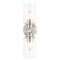 Jonathan Y Jules Edison 16.5" Cylinder 2-Light Iron/Seeded Glass Farmhouse Contemporary LED Wall Sconce, Nickel JYL7577C - alternate 13